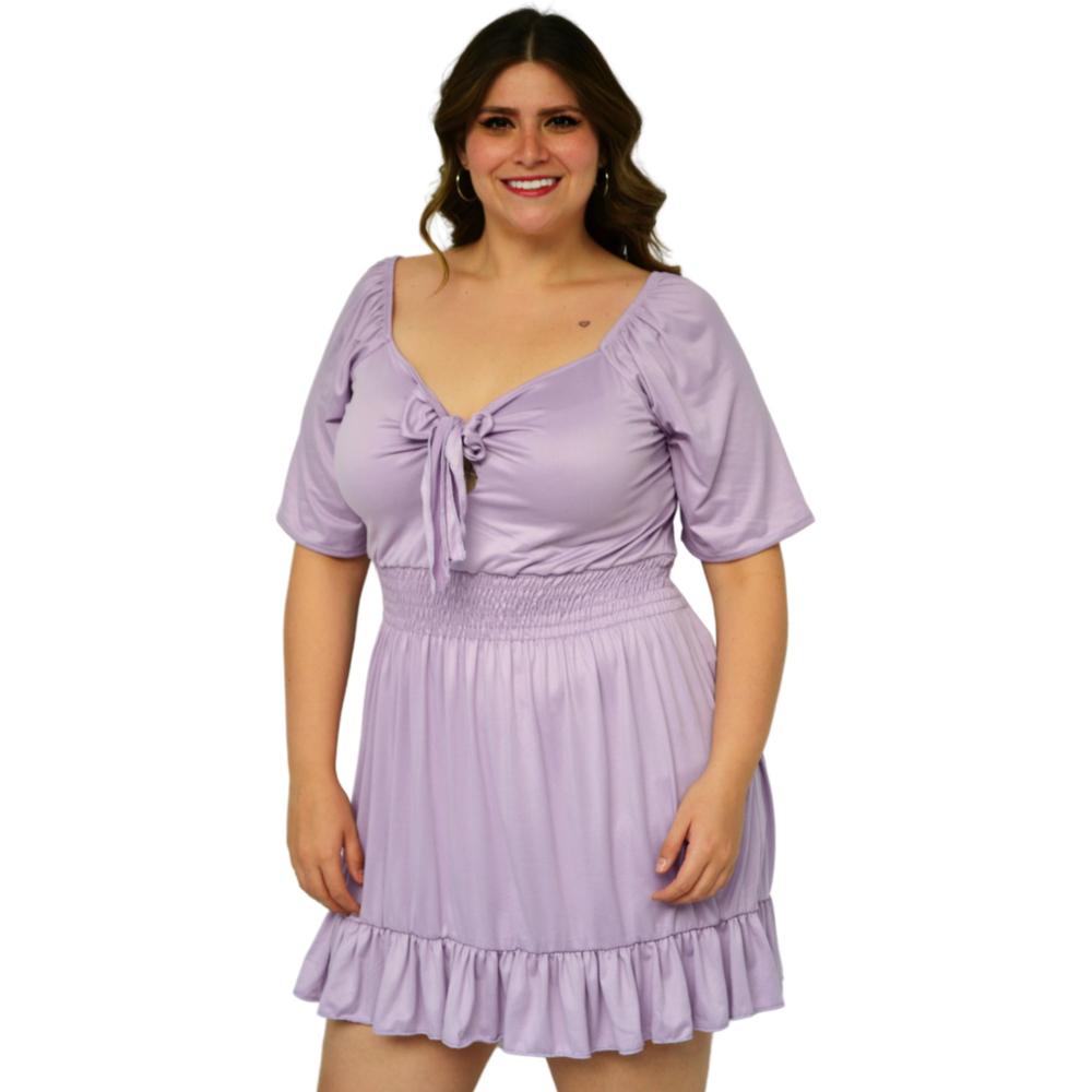 Foto 2 | Vestido Roman Fashion 4279 color Lila para Mujer