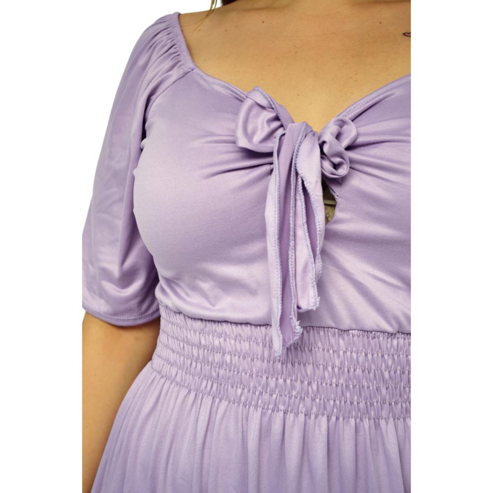 Foto 5 pulgar | Vestido Roman Fashion 4279 color Lila para Mujer
