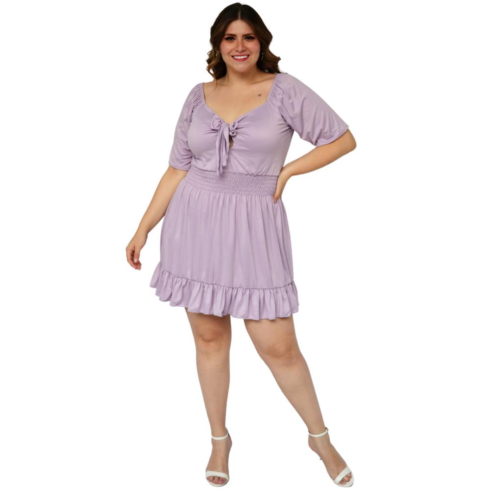Foto 6 pulgar | Vestido Roman Fashion 4279 color Lila para Mujer