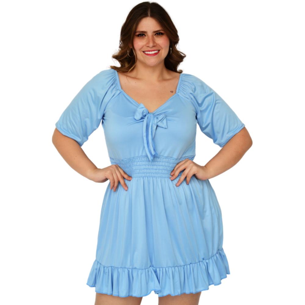 Vestido Roman Fashion 4279 color Azul para Mujer
