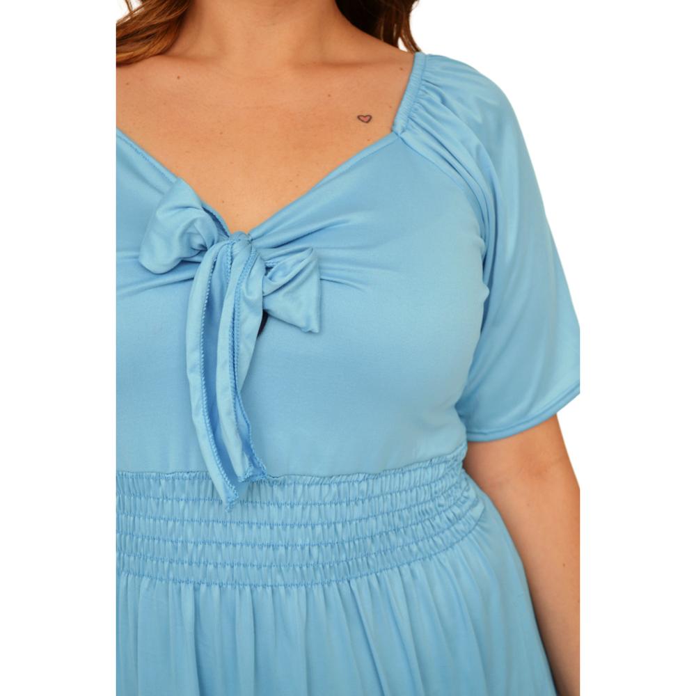 Foto 5 pulgar | Vestido Roman Fashion 4279 color Azul para Mujer