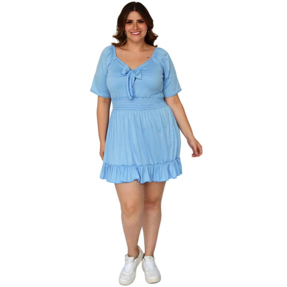 Foto 6 pulgar | Vestido Roman Fashion 4279 color Azul para Mujer