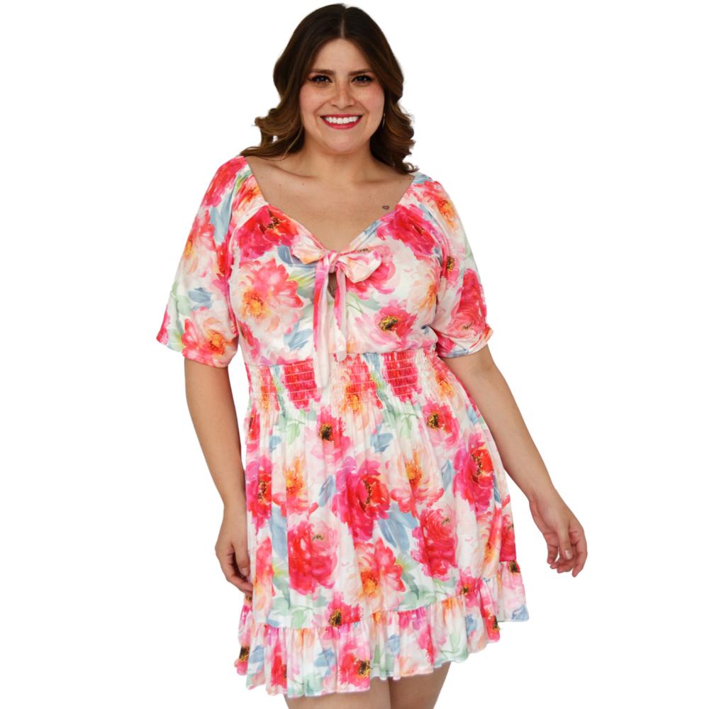 Foto 2 | Vestido Roman Fashion 4279 Estampado Floral para Mujer