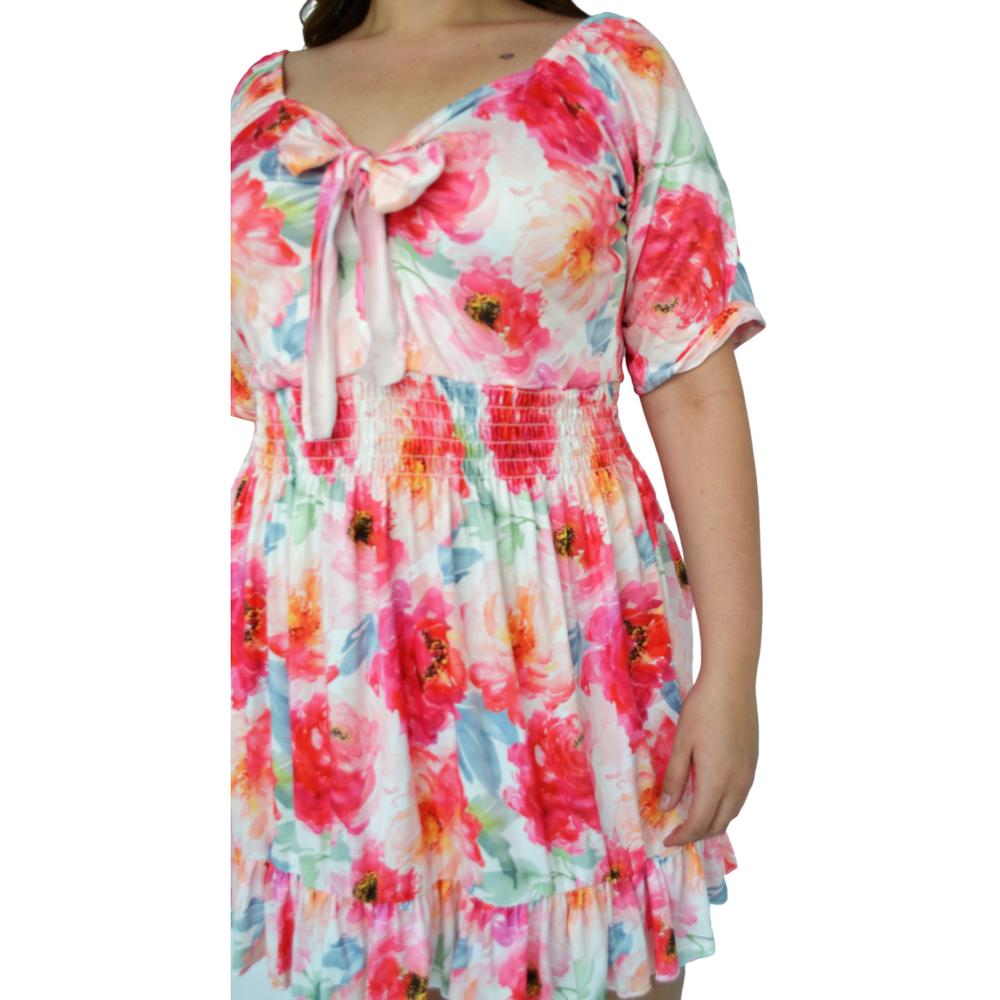 Foto 5 pulgar | Vestido Roman Fashion 4279 Estampado Floral para Mujer