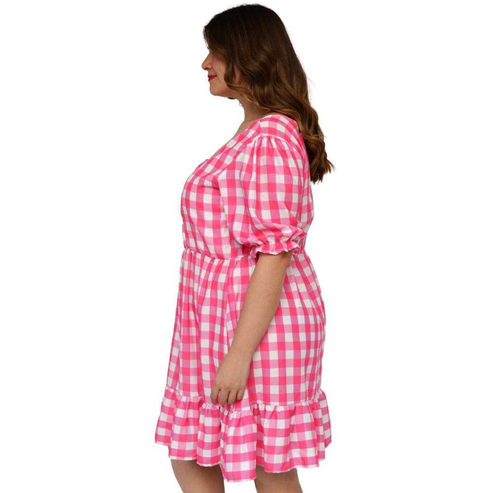 Foto 2 | Vestido Roman Fashion 4272 color Rosa para Mujer