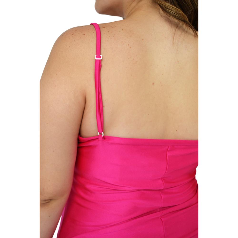 Foto 7 pulgar | Vestido Roman Fashion color Rosa para Mujer