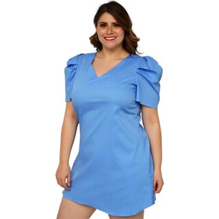 Foto 2 | Vestido de Popelina Roman Fashion 0127 color Azul