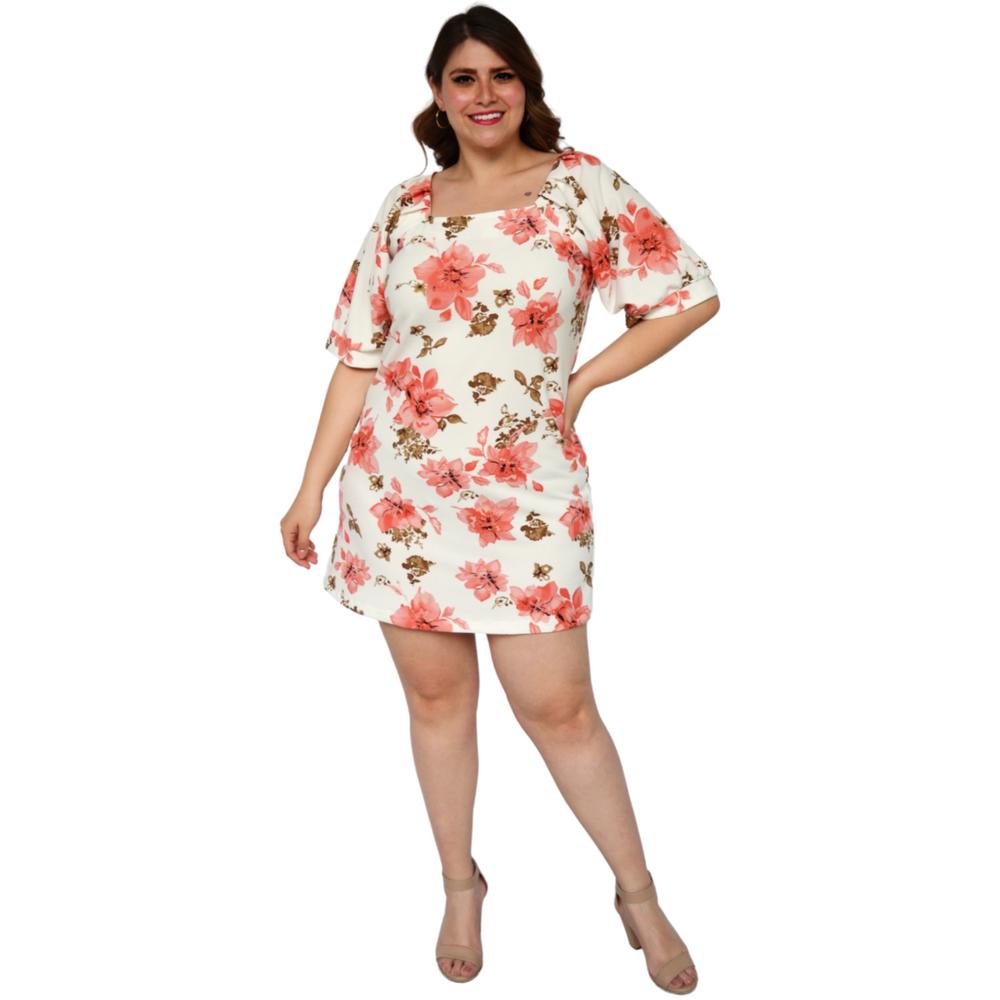 Foto 4 | Vestido Roman Fashion color Rosa para Mujer