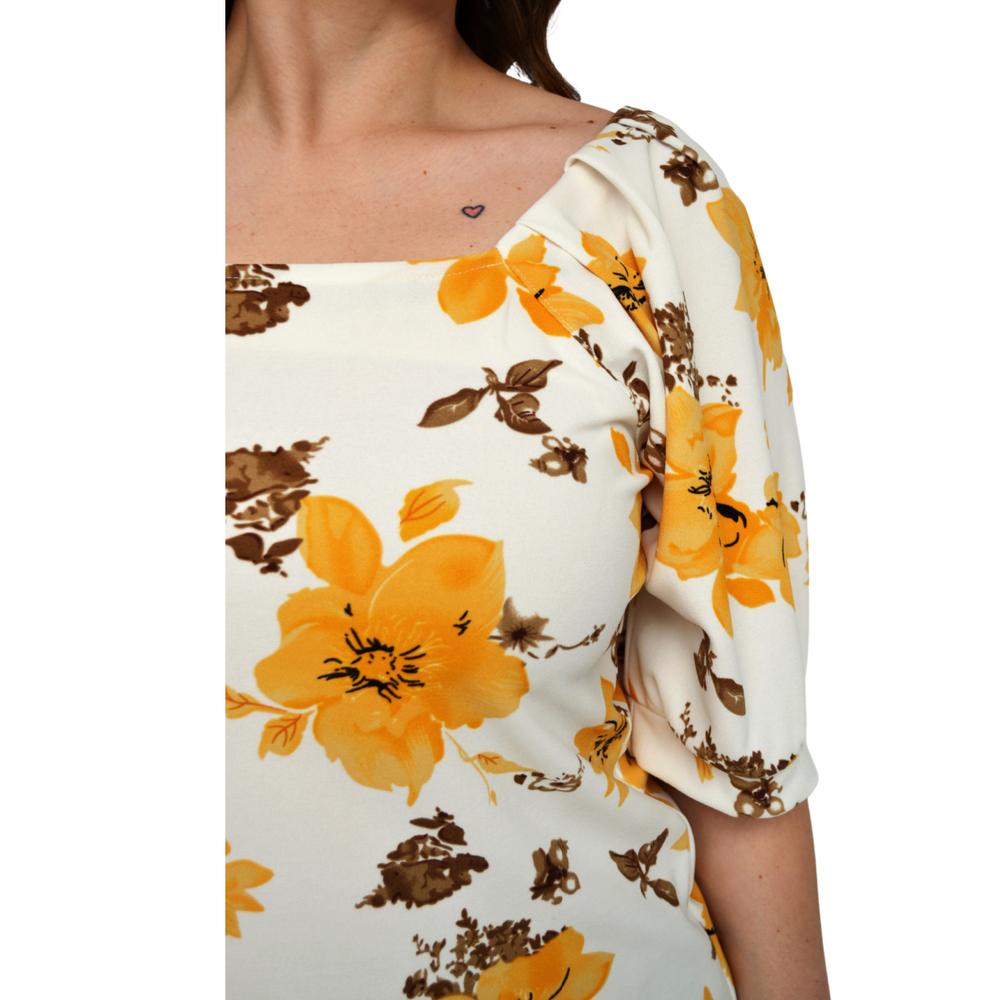 Foto 5 pulgar | Vestido Roman Fashion color Amarillo para Mujer