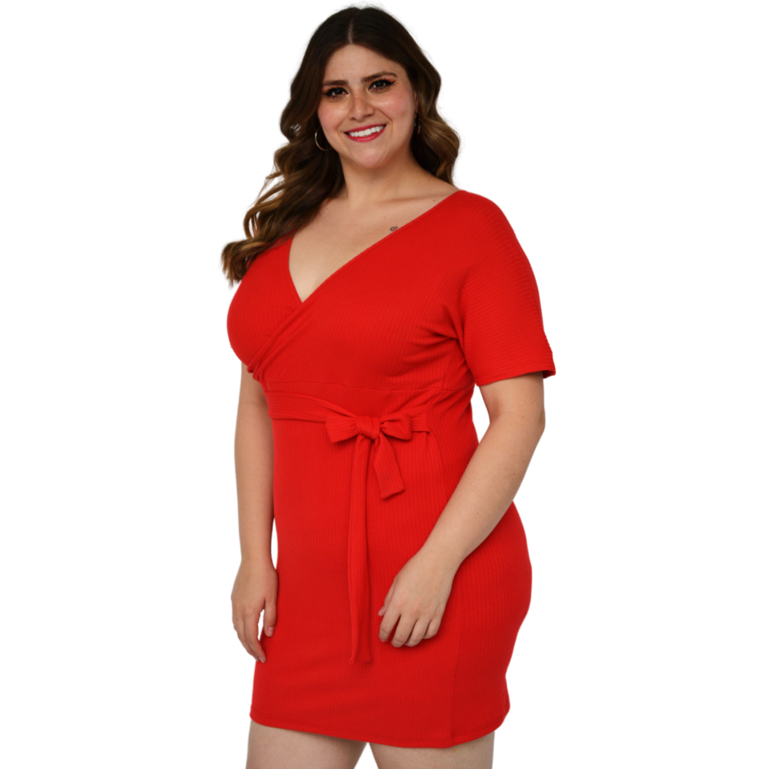 Foto 3 pulgar | Vestido Roman Fashion color Rojo para Mujer