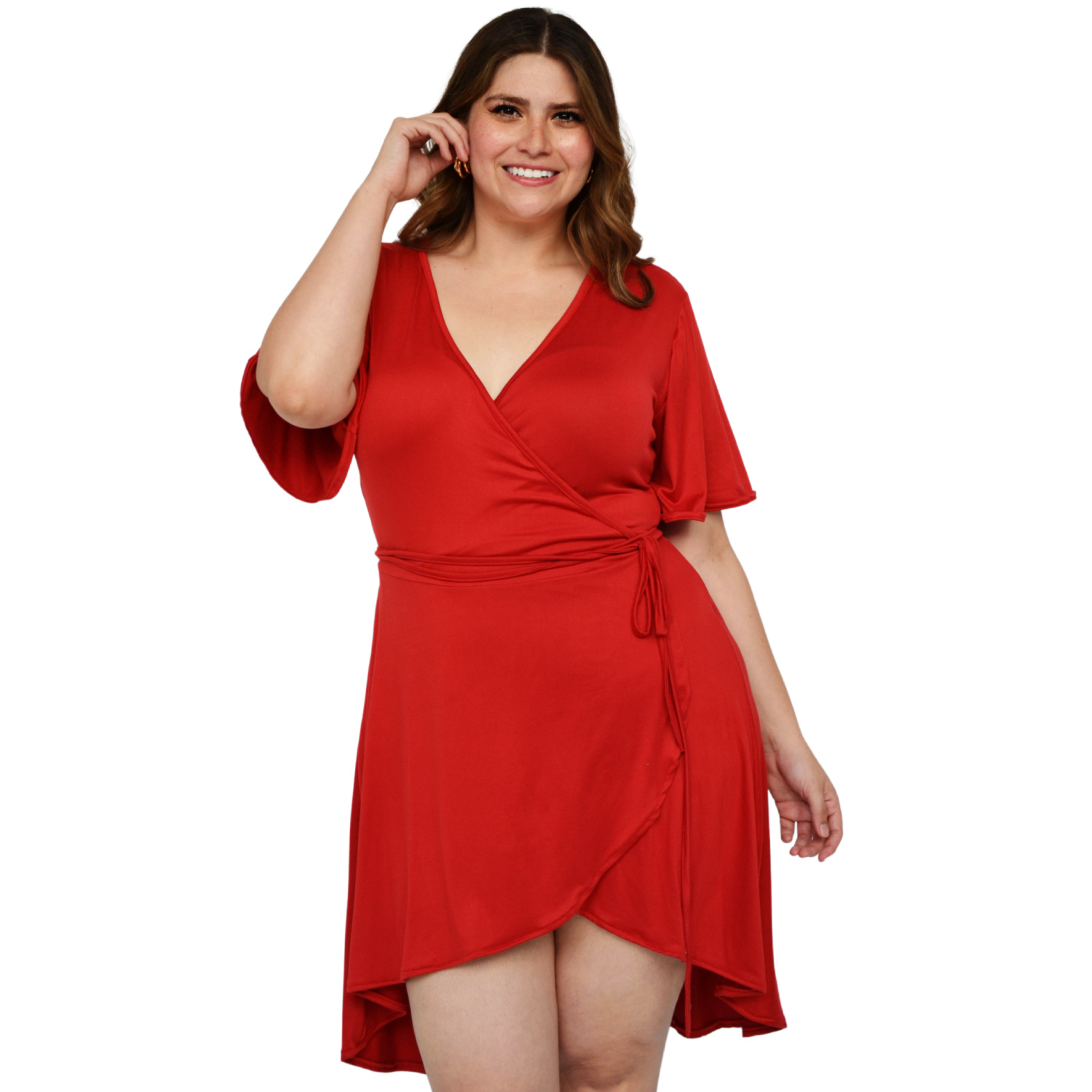 Foto 2 pulgar | Vestido Roman Fashion 4211 color Rojo