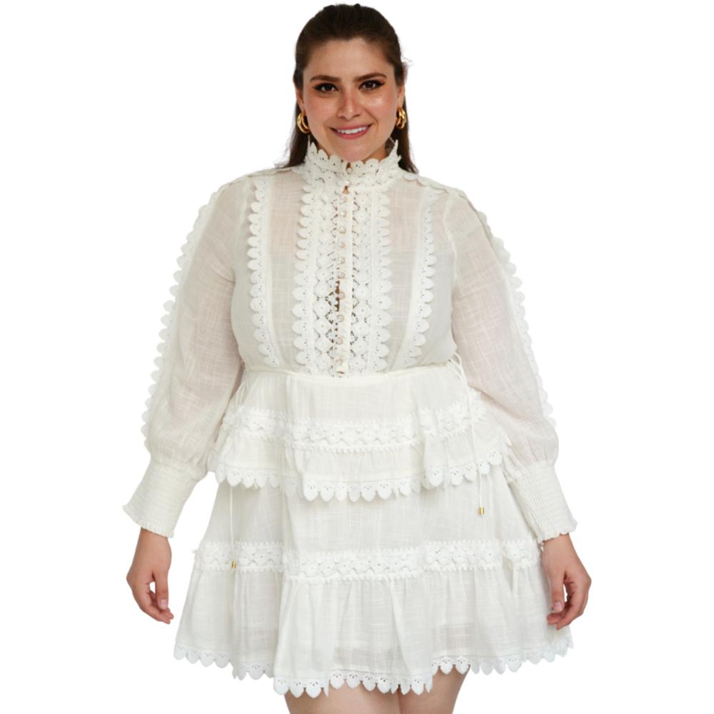 Foto 2 pulgar | Vestido L'atiste color Blanco para Mujer