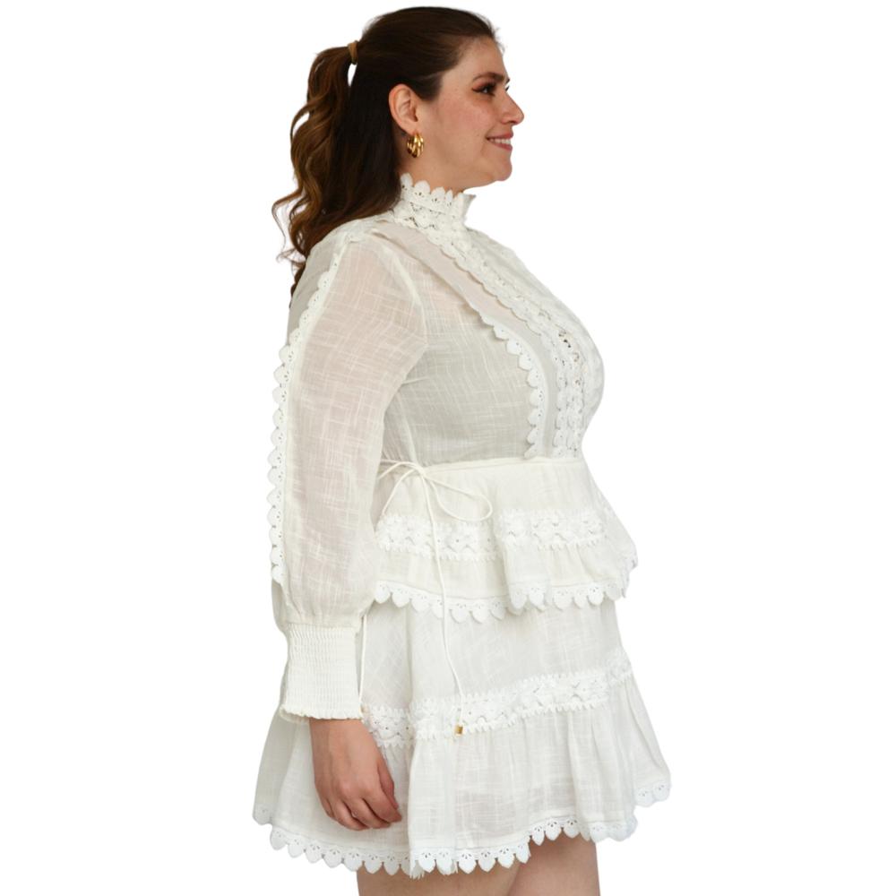 Foto 3 pulgar | Vestido L'atiste color Blanco para Mujer