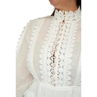 Foto 4 | Vestido L'atiste color Blanco para Mujer