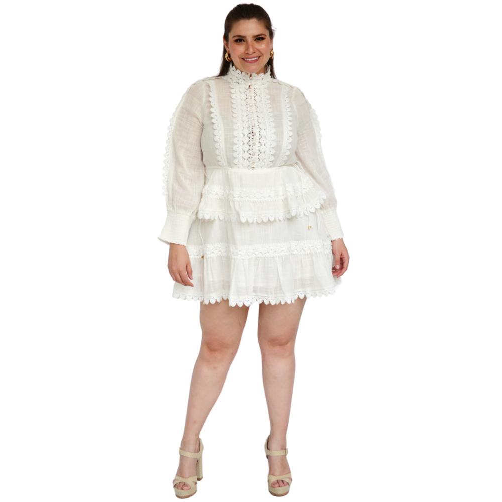 Foto 6 pulgar | Vestido L'atiste color Blanco para Mujer