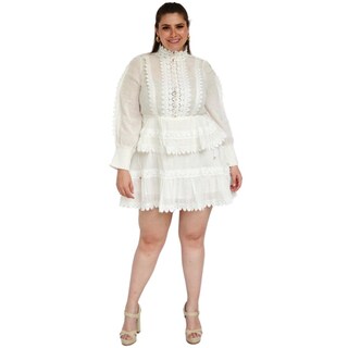 Foto 5 | Vestido L'atiste color Blanco para Mujer