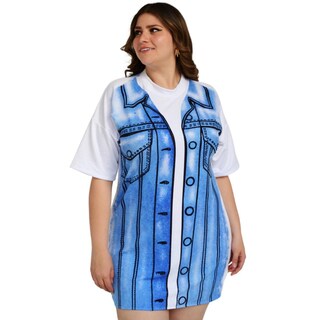 Foto 1 | Vestido Casual Roman Fashion color Blanco para Mujer