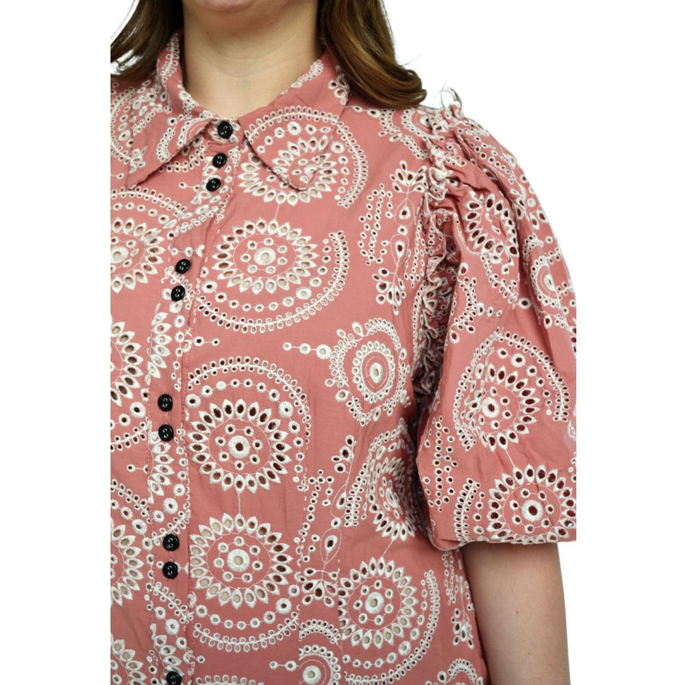 Foto 5 | Vestido de Algodón Tallas Extras 296 L'ATISTE color Rosa