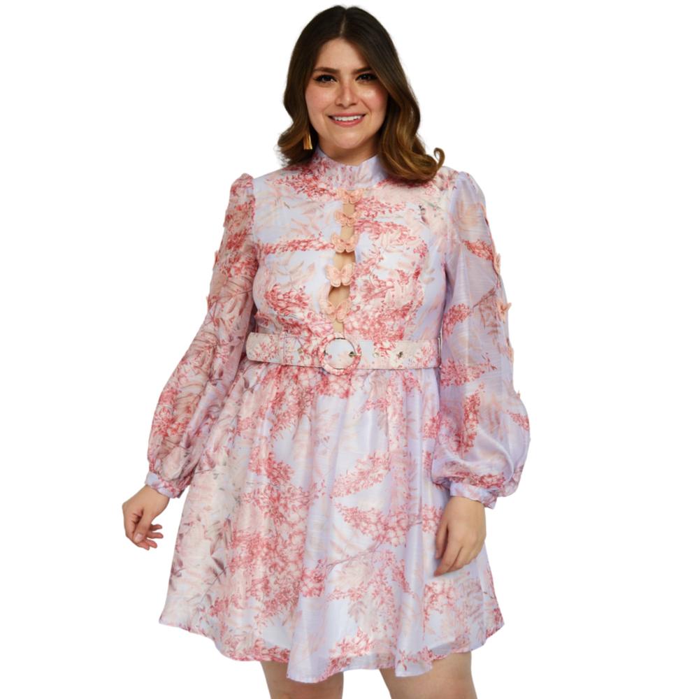 Foto 2 | Vestido de Chifón L'Atiste V-LAT-867-LILA color Púrpura