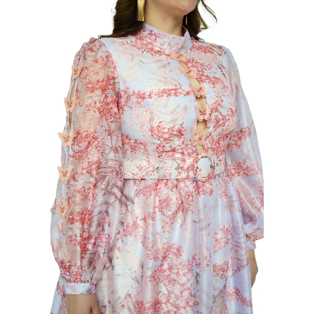 Foto 4 | Vestido de Chifón L'Atiste V-LAT-867-LILA color Púrpura