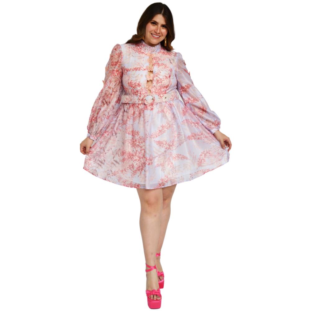 Foto 5 | Vestido de Chifón L'Atiste V-LAT-867-LILA color Púrpura