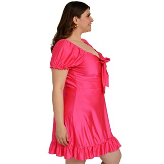 Foto 2 | Vestido Campesino Roman Fashion 4270 color Rosa para Mujer