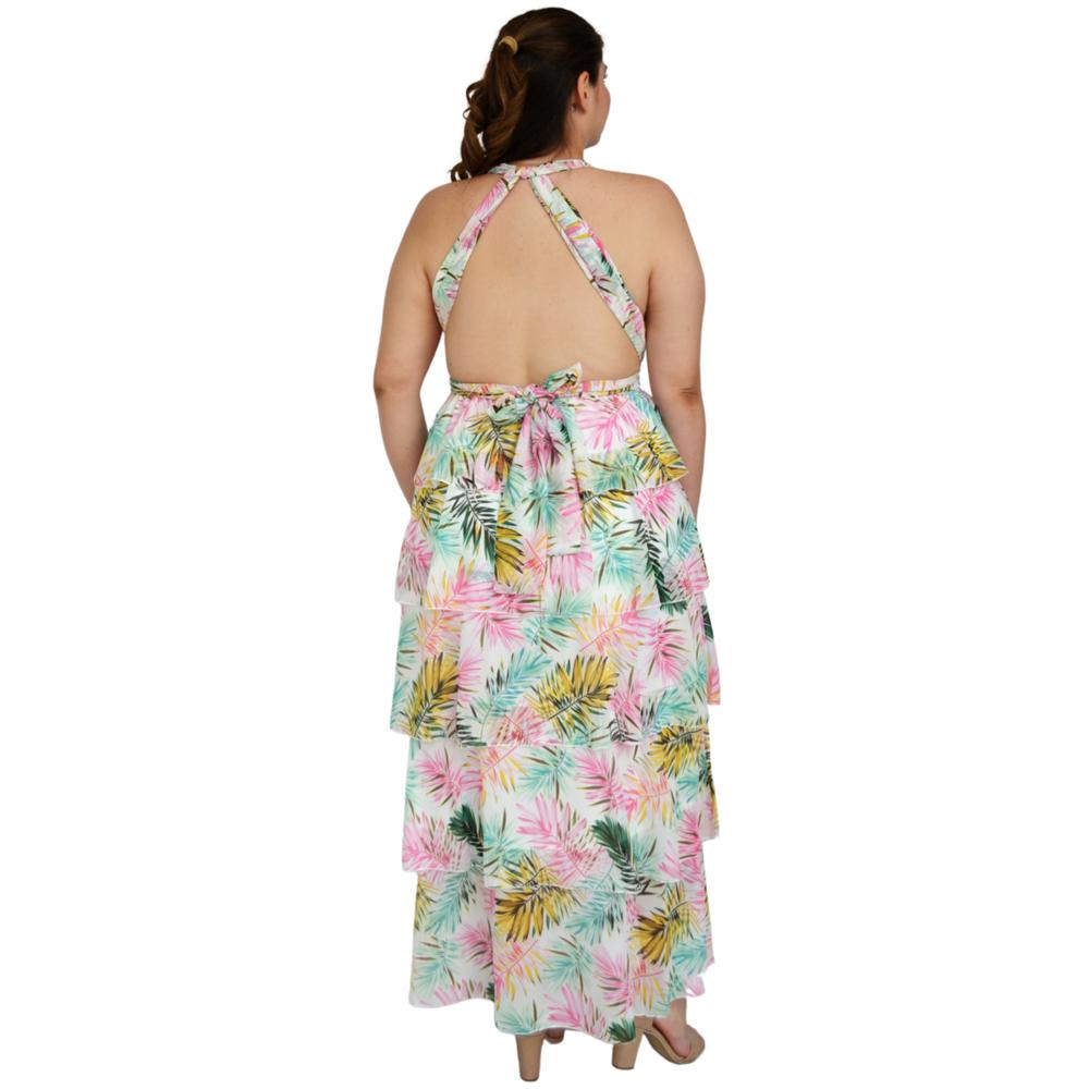 Foto 4 pulgar | Vestido Multiformas L'ATISTE Tallas Extras 522 color Blanco
