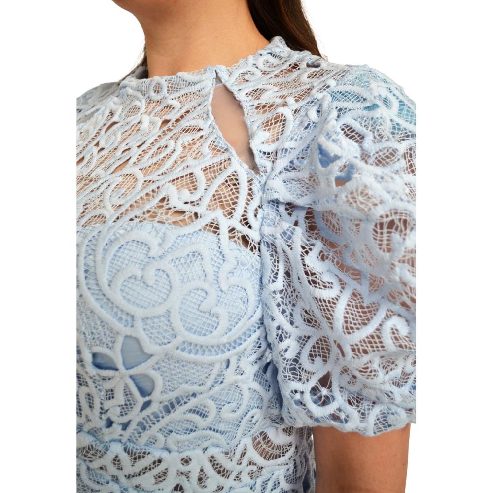 Foto 5 pulgar | Vestido de Encaje L'ATISTE 5179 color Azul Tallas Extras