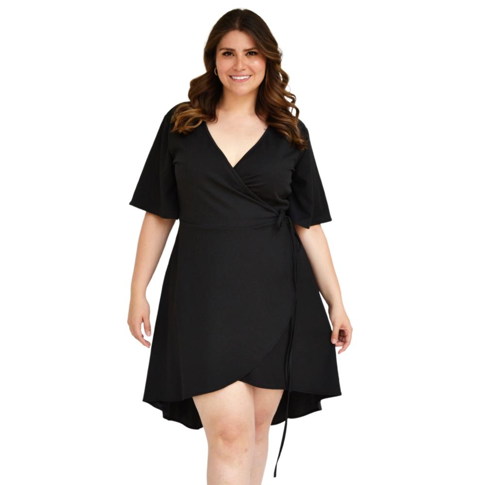 Foto 2 pulgar | Vestido Roman Fashion color Negro para Mujer