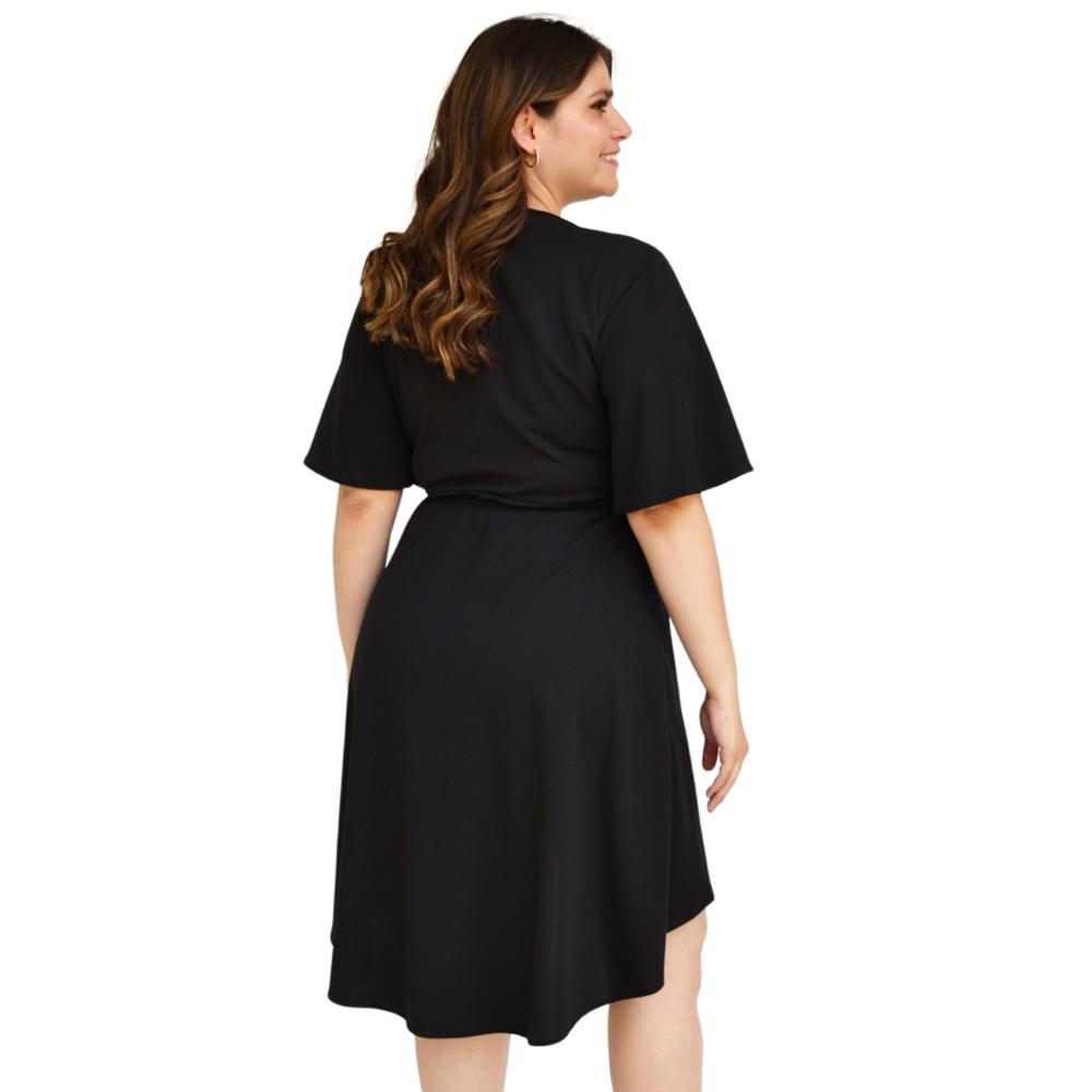 Foto 4 pulgar | Vestido Roman Fashion color Negro para Mujer