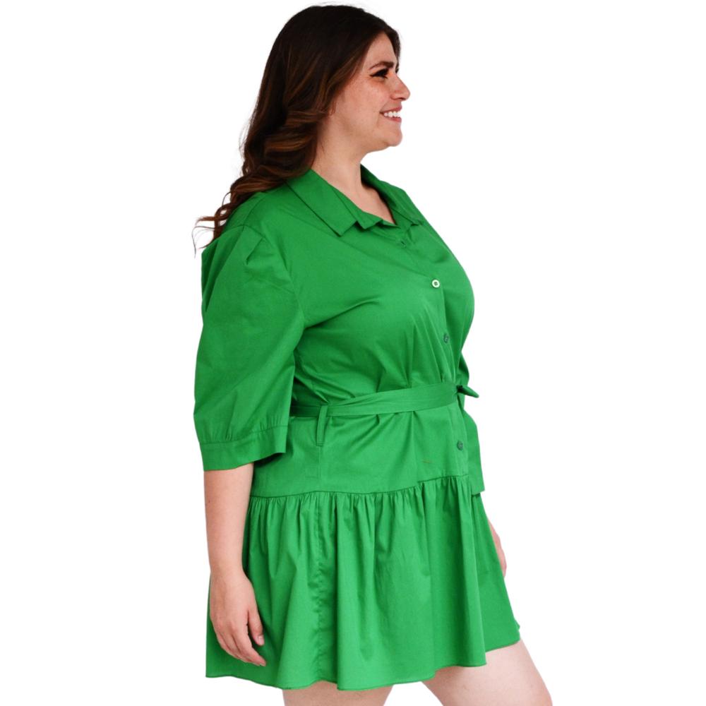Foto 3 pulgar | Vestido Roman Fashion color Verde para Mujer