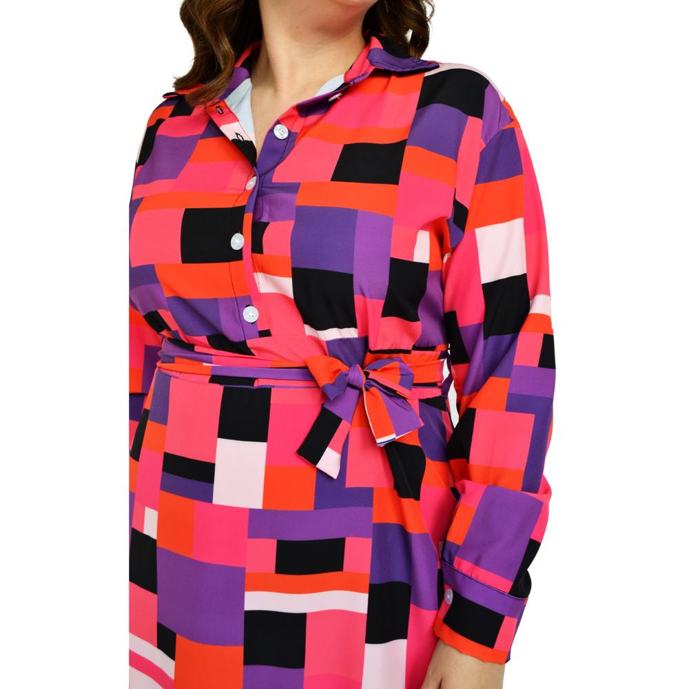 Foto 5 pulgar | Vestido Roman Fashion color Rosa para Mujer