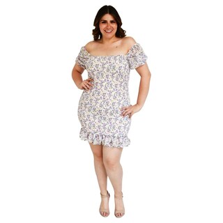 Foto 5 | Vestido Roman Fashion color Blanco para Mujer