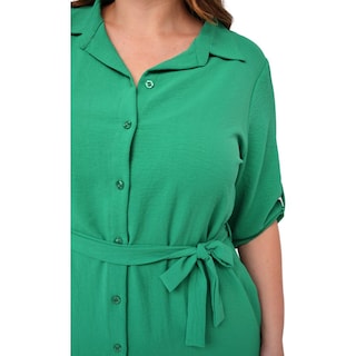 Foto 4 | Vestido Roman Fashion color Verde para Mujer