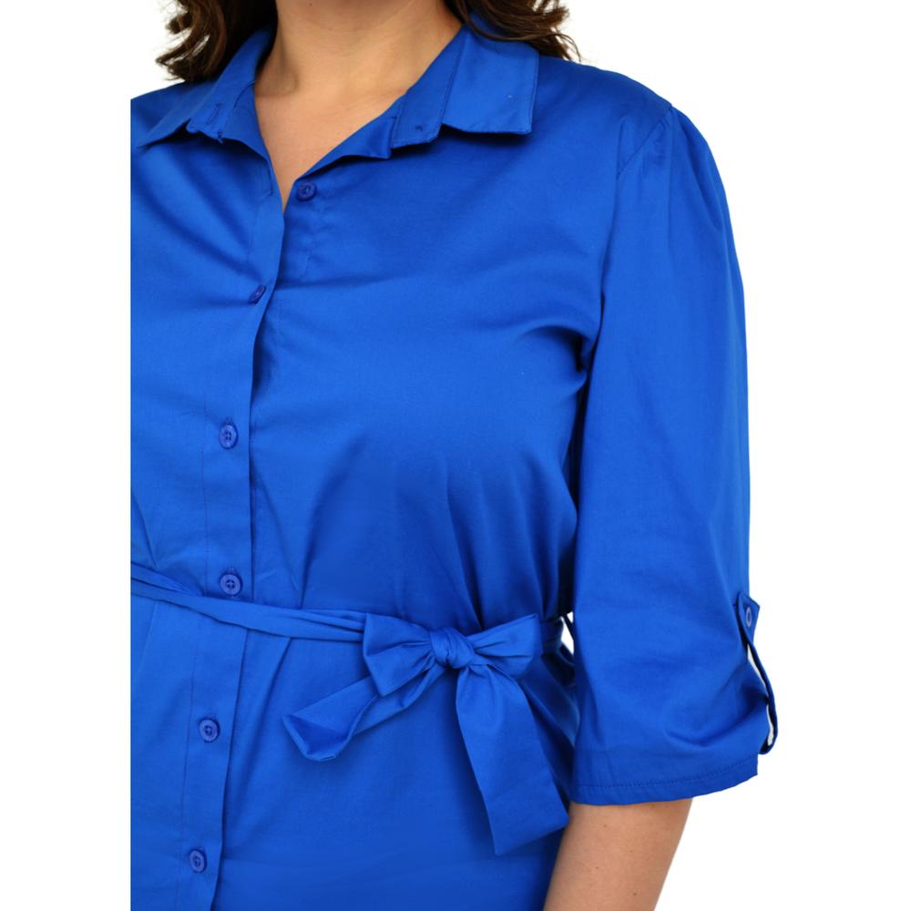 Foto 5 pulgar | Vestido Roman Fashion color Azul para Mujer