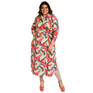 Foto 5 | Vestido Sublimado Roman Fashion color Amarillo
