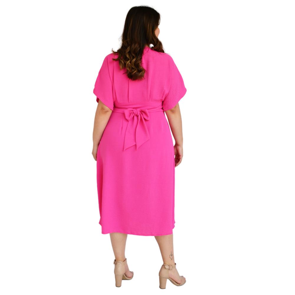 Foto 4 pulgar | Vestido Roman Fashion color Rosa para Mujer