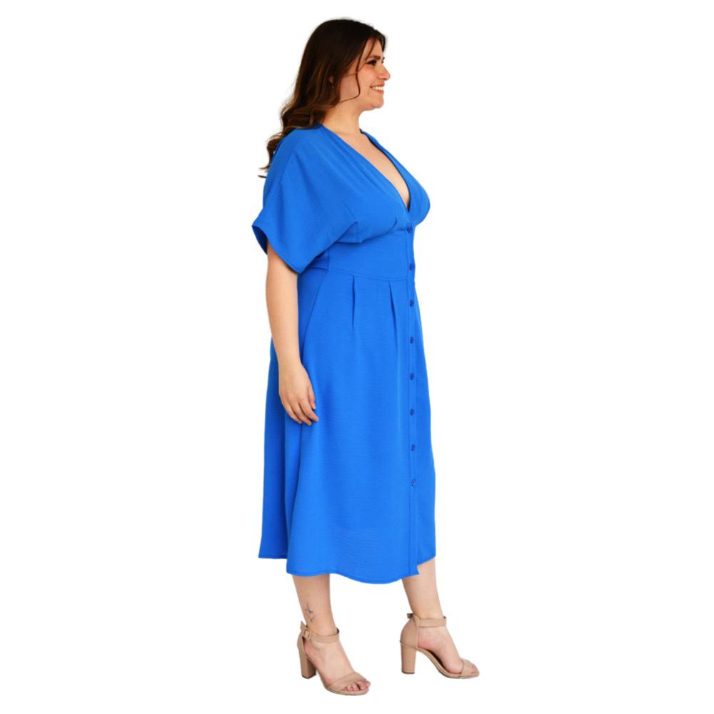 Foto 3 pulgar | Vestido Roman Fashion color Azul para Mujer