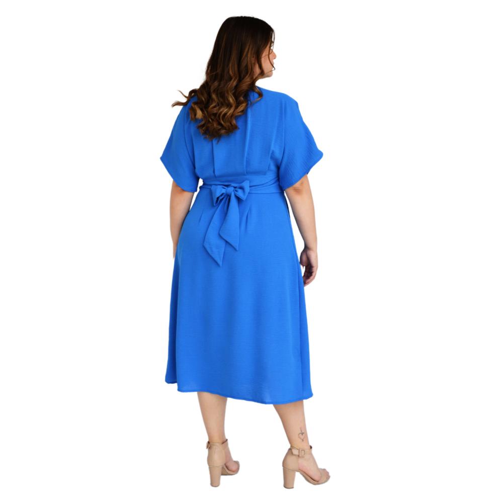 Foto 4 pulgar | Vestido Roman Fashion color Azul para Mujer