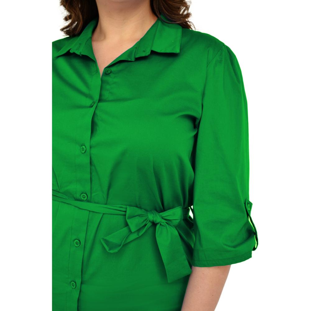 Foto 5 pulgar | Vestido Roman Fashion color Verde para Mujer