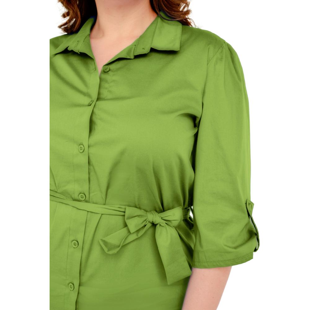 Foto 5 pulgar | Vestido Roman Fashion color Verde para Mujer