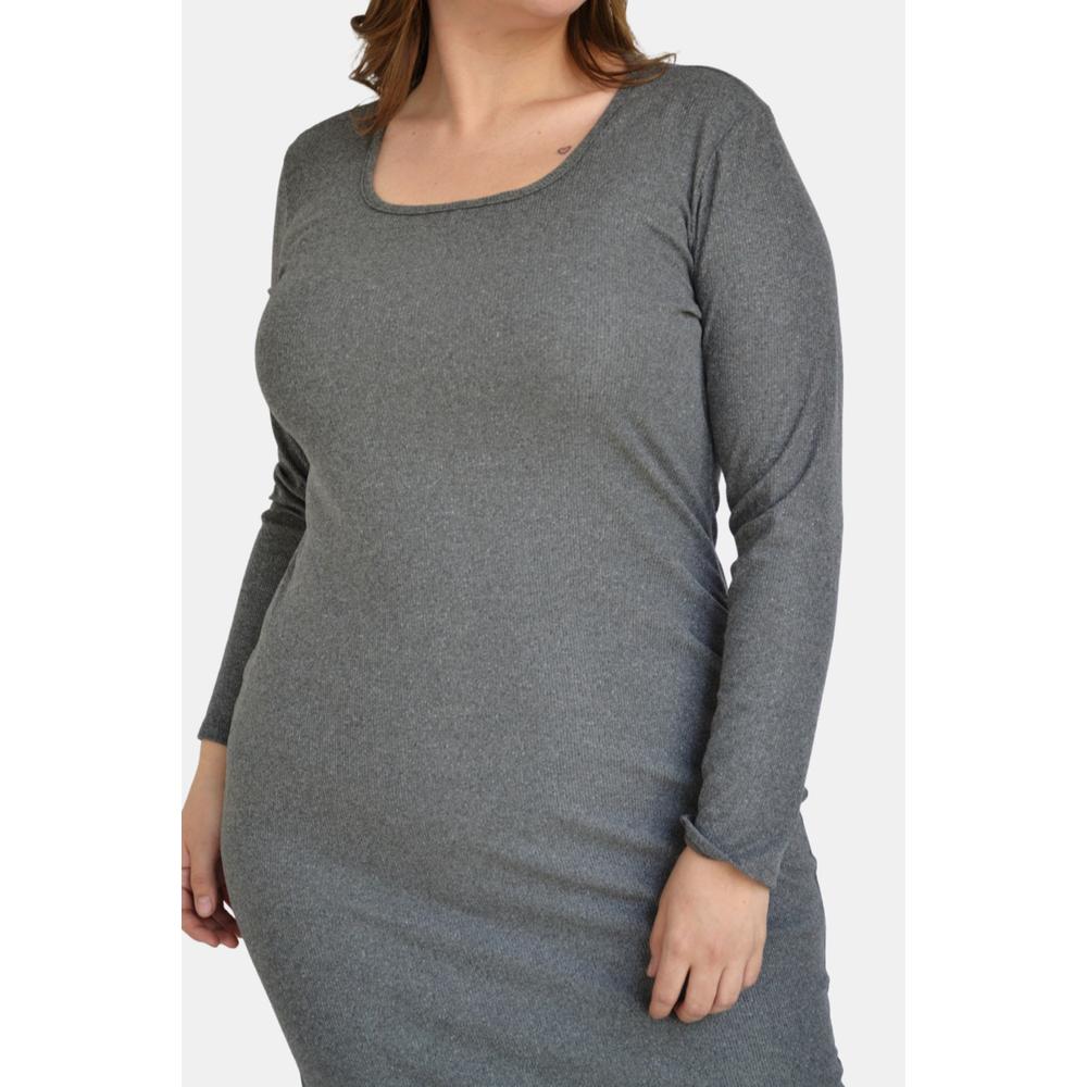 Foto 5 pulgar | Vestido Roman Fashion color Gris para Mujer