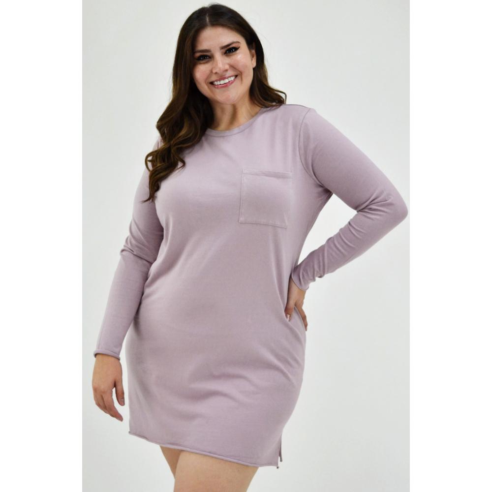 Foto 2 pulgar | Vestido Roman Fashion color Púrpura para Mujer