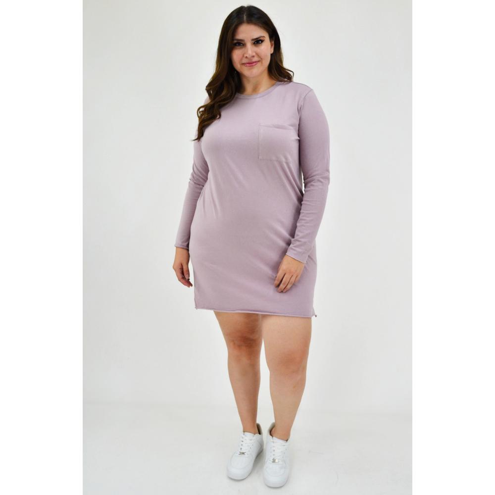 Foto 6 pulgar | Vestido Roman Fashion color Púrpura para Mujer