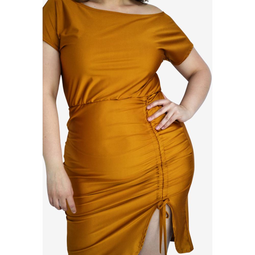 Foto 5 pulgar | Vestido Roman Fashion color Marrón para Mujer