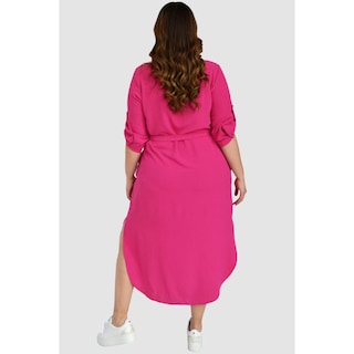 Foto 2 | Vestido Largo Roman Fashion V-MIC-1765 Rosa Tallas Extras