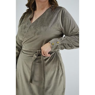Foto 4 | Vestido Envolvente Roman Fashion Marrón