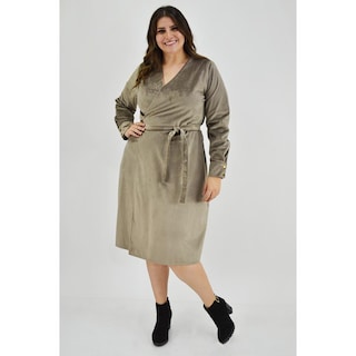 Foto 6 | Vestido Envolvente Roman Fashion Marrón