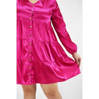 Foto 4 | Vestido Roman Fashion Tallas Extras 1250 Rosa