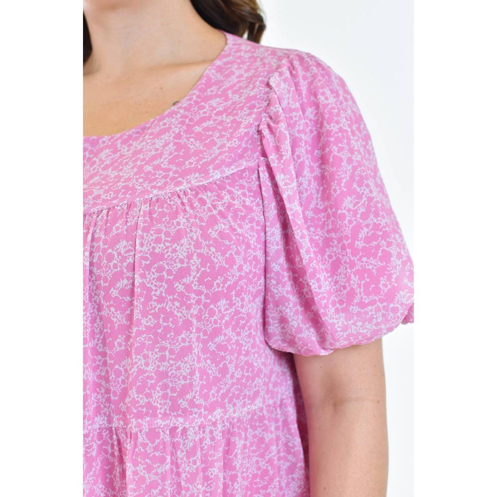 Foto 5 pulgar | Vestido Vaporoso Roman Fashion Rosa para Mujer